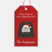 醜いクリスマスセーター | ホーホーホーホーホーサンタクロース ギフトタグ (正面)