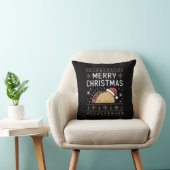 醜いクリスマスセーター ライト サンタ タコ クリスマス クッション (椅子)