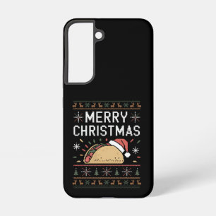 醜いクリスマスセーター ライト サンタ タコ クリスマス SAMSUNG GALAXY S22ケース