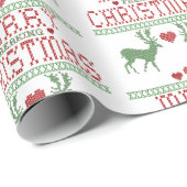 醜いクリスマスセーター ラッピングペーパー (ロールコーナー)