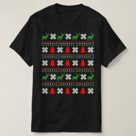 醜いクリスマスセーター Tシャツ
