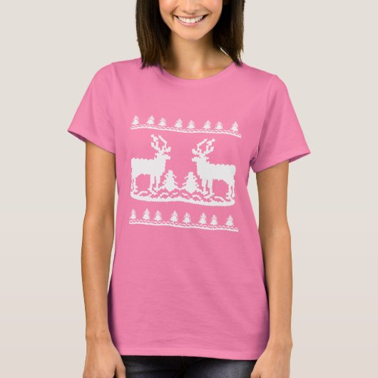 醜いクリスマスセーター – Tシャツ (正面)
