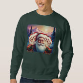 醜いクリスマスセーターSanta Clones スウェットシャツ (正面)