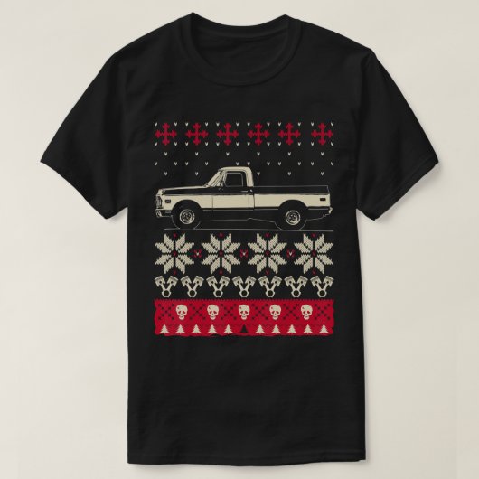 醜いクリスマスセーターTシャツクラシックアメリカンPi Tシャツ (デザイン正面)