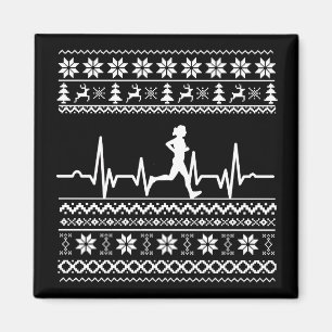 醜いクリスマスセー走ターハートビー走トの マグネット