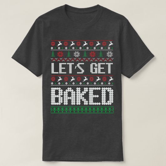 醜いクリスマスセ焼いたーターをゲットしよう Tシャツ (デザイン正面)
