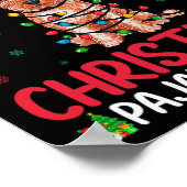 醜いクリスマスソフトコートウィートテリアドッグクリスマ ポスター (角)