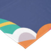 醜いクリスマスタイガーサンタクロース テーブルクロス (アングル)