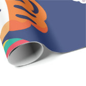 醜いクリスマスタイガーサンタクロース ラッピングペーパー (ロールコーナー)