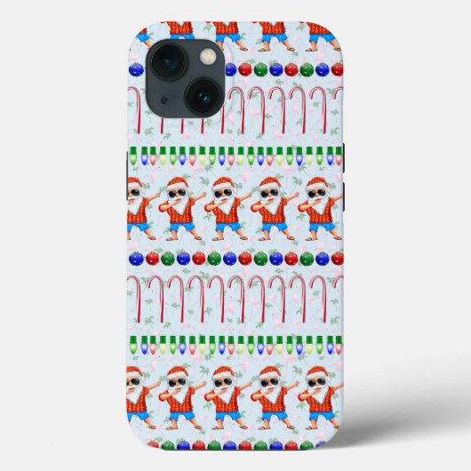 醜いクリスマスダビングサンタ Case-Mate iPhoneケース (裏面)