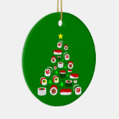 醜いクリスマスツリー寿司 セラミックオーナメント (右)