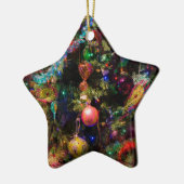 醜いクリスマスツリー セラミックオーナメント (左)