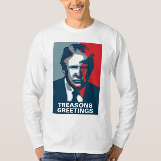 醜いクリスマスドナルドトランプスウェットシャツ Tシャツ (正面)