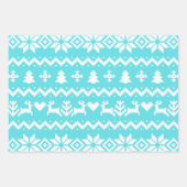 醜いクリスマスパターン ラッピングペーパーシート (正面)