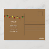 醜いクリスマスパーティの招待状はがき ポストカード (裏面)