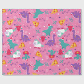 醜いクリスマスピッツユニコーンのスイカ雪 ラッピングペーパー (フラット)