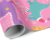 醜いクリスマスピッツユニコーンのスイカ雪 ラッピングペーパー (ロールコーナー)