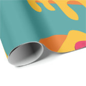 醜いクリスマスペペロニピザ雪の冬 ラッピングペーパー (ロールコーナー)