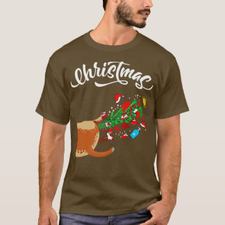 醜いクリスマスマッチングセーター部分 Tシャツ