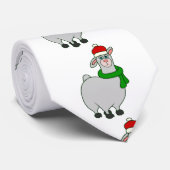 醜いクリスマスラマサンタクロース ネクタイ (ロール)