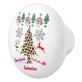 醜いクリスマスランダムミッシュサンダー_コーブ セラミックノブ (右)