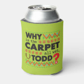 醜いクリスマスレッド・グリーンなぜトッド？ 缶クーラー (缶裏面)