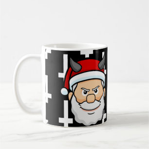 醜いクリスマス悪いサンタクロース コーヒーマグカップ