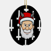 醜いクリスマス悪いサンタクロース セラミックオーナメント (右)