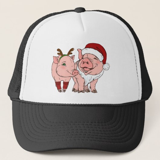 醜いクリスマス豚 キャップ (正面)
