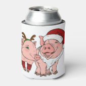 醜いクリスマス豚 缶クーラー (缶正面)