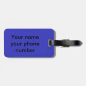 醜いクリスマス銃 ラゲッジタグ (裏面横)