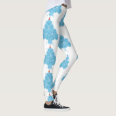 醜いクリスマス顔のマスクツリー レギンス (右)