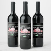 醜いクリスマス – ここで何が起こっているか ワインラベル (ボトル)