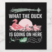 醜いクリスマス – ここで何が起こっているか ワインラベル (シングルラベル)