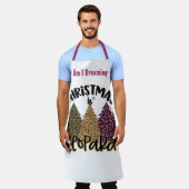 醜いクリスマス エプロン (着用した状態)