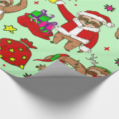 醜いクリスマス・サンタクロース・スロース ラッピングペーパー (角)