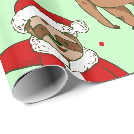 醜いクリスマス・サンタクロース・スロース ラッピングペーパー (ロールコーナー)