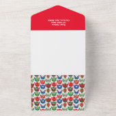 醜いクリスマス スウェーター パーティー オールインワン 招待状 (外側)