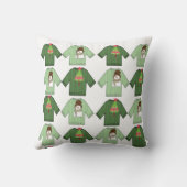 醜いクリスマス・セーター装飾用クッション クッション (裏面)