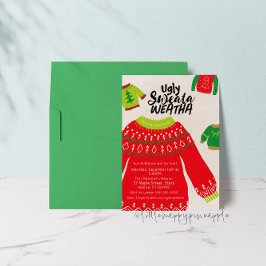 醜いスウェタウェータパーティの招待状 招待状