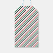 醜いスウェーターのクリスマスベイビーシャワー ギフトタグ (裏面)