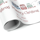 醜いセーカスタムターの名前と名前 ラッピングペーパー (ロールコーナー)