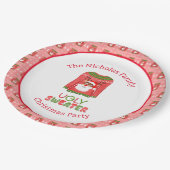 醜いセーターおもしろいトナカイのクリスマスパーティー ペーパープレート (アングル)