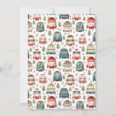 醜いセーターのクリスマスパーティの招待状 招待状 (裏面)