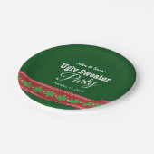 醜いセーターのクリスマスパーティーパーソナライズされた、 ペーパープレート (アングル)