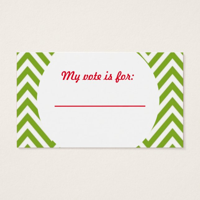 醜いセーターのクリスマスパーティー投票投票 (裏面)