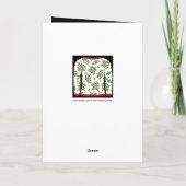 醜いセーターのクリスマス挨拶 カード (裏面)