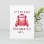 醜いセーターのバレンタイン 招待状 (スタンド正面)