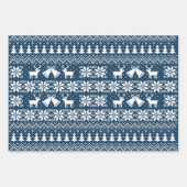 醜いセーターの柄 ラッピングペーパーシート (正面3)