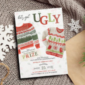 醜いセーターをゲットしようクリスマスパーティー 招待状